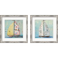 Framed 'At the Regatta 2 Piece Framed Art Print Set' border=