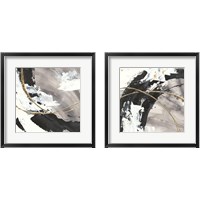 Framed 'Gilded Arcs 2 Piece Framed Art Print Set' border=
