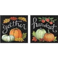 Framed Autumn Harvest 2 Piece Art Print Set