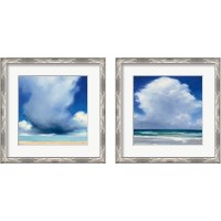 Framed Beach Clouds 2 Piece Framed Art Print Set