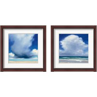 Framed Beach Clouds 2 Piece Framed Art Print Set
