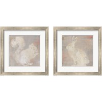 Framed 'Lodge Fauna 2 Piece Framed Art Print Set' border=