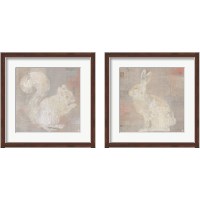 Framed 'Lodge Fauna 2 Piece Framed Art Print Set' border=