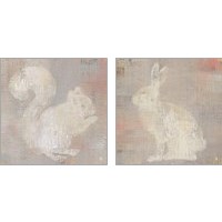 Framed Lodge Fauna 2 Piece Art Print Set