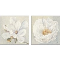 Framed 'Serene Magnolia 2 Piece Art Print Set' border=