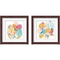 Framed 'Floral Vibe 2 Piece Framed Art Print Set' border=