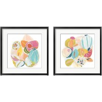 Framed 'Floral Vibe 2 Piece Framed Art Print Set' border=