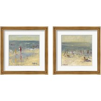 Framed Impasto Beach Day 2 Piece Framed Art Print Set