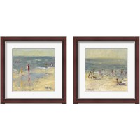 Framed Impasto Beach Day 2 Piece Framed Art Print Set