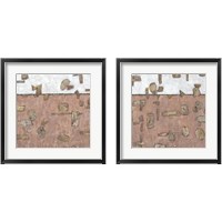 Framed Inlay  2 Piece Framed Art Print Set