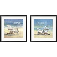 Framed 'Soak & Shine 2 Piece Framed Art Print Set' border=