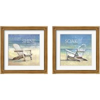 Framed Soak & Shine 2 Piece Framed Art Print Set