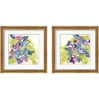 Framed 'Spring Bouquet 2 Piece Framed Art Print Set' border=