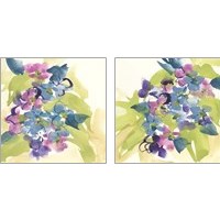 Framed 'Spring Bouquet 2 Piece Art Print Set' border=