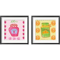 Framed 'Pretty Jams and Jellies 2 Piece Framed Art Print Set' border=