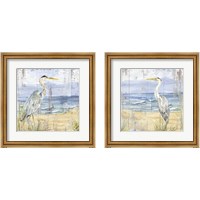 Framed Birds of the Coast Rustic 2 Piece Framed Art Print Set