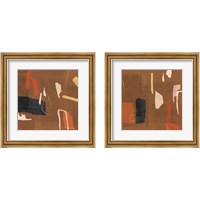 Framed 'Ultra Cinnamon 2 Piece Framed Art Print Set' border=