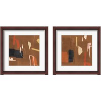 Framed 'Ultra Cinnamon 2 Piece Framed Art Print Set' border=