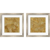 Framed Gilded Herringbone 2 Piece Framed Art Print Set