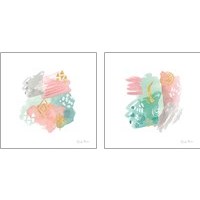 Framed 'Faridas Abstract 2 Piece Art Print Set' border=