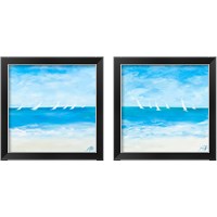 Framed 'Windjammer  2 Piece Framed Art Print Set' border=