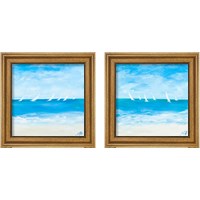 Framed 'Windjammer  2 Piece Framed Art Print Set' border=