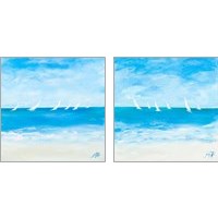 Framed 'Windjammer  2 Piece Art Print Set' border=