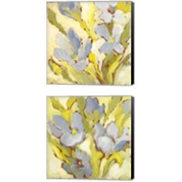 Framed Begonia Bleu 2 Piece Canvas Print Set