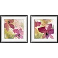 Framed Beautiful and Peace Orchid 2 Piece Framed Art Print Set