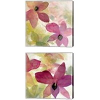 Framed Beautiful and Peace Orchid 2 Piece Canvas Print Set