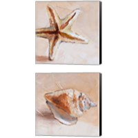 Framed Copper Sea Life 2 Piece Canvas Print Set