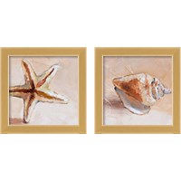 Framed 'Copper Sea Life 2 Piece Framed Art Print Set' border=