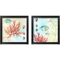 Framed Deep Sea Coral 2 Piece Framed Art Print Set