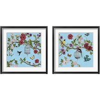 Framed Bird Song Chinoiserie 2 Piece Framed Art Print Set