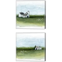 Framed 'Delilah's Farm 2 Piece Canvas Print Set' border=