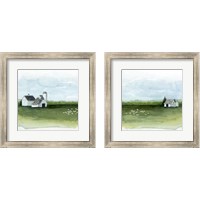 Framed 'Delilah's Farm 2 Piece Framed Art Print Set' border=
