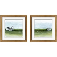 Framed 'Delilah's Farm 2 Piece Framed Art Print Set' border=