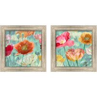 Framed Poppies in Bloom  2 Piece Framed Art Print Set