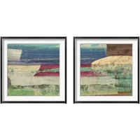Framed 'Early Morning on the Enchanted Lagoon 2 Piece Framed Art Print Set' border=