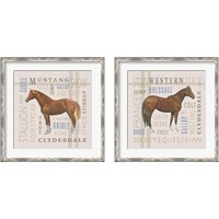 Framed 'Natural Charm  2 Piece Framed Art Print Set' border=