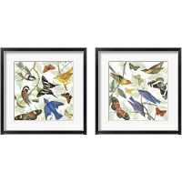 Framed 'Natures Flight 2 Piece Framed Art Print Set' border=