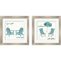 Framed Beach Divas  2 Piece Framed Art Print Set