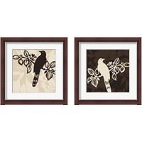 Framed 'Song Bird 2 Piece Framed Art Print Set' border=