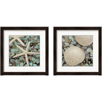 Framed 'Aquatic 2 Piece Framed Art Print Set' border=