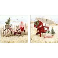 Framed Christmas Coast 2 Piece Art Print Set