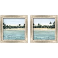 Framed 'Paradis 2 Piece Framed Art Print Set' border=