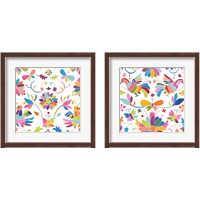 Framed 'Folklorica  2 Piece Framed Art Print Set' border=