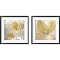 Framed 'Yellow Tulip 2 Piece Framed Art Print Set' border=