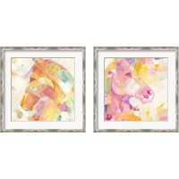 Framed 'Kaleidoscope Horse 2 Piece Framed Art Print Set' border=