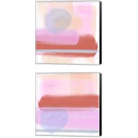 Framed 'Translucent Madras 2 Piece Canvas Print Set' border=